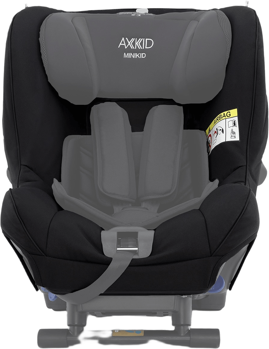 Minikid 2 Reservklädsel, från Axkid, i färgen shell black.