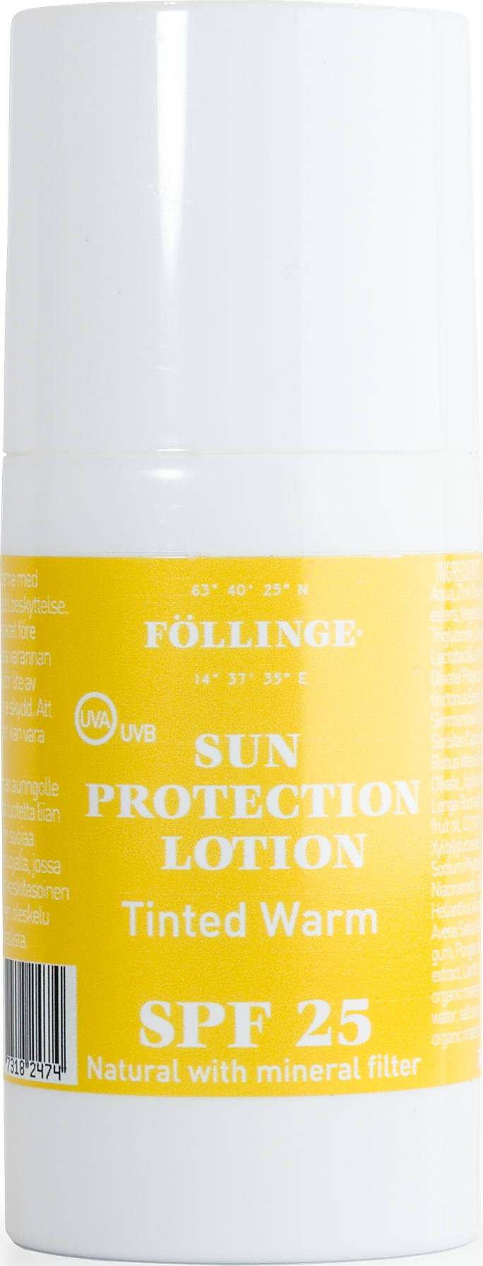 Face Lotion Tinted Spf 25 Warm, från Föllinge.