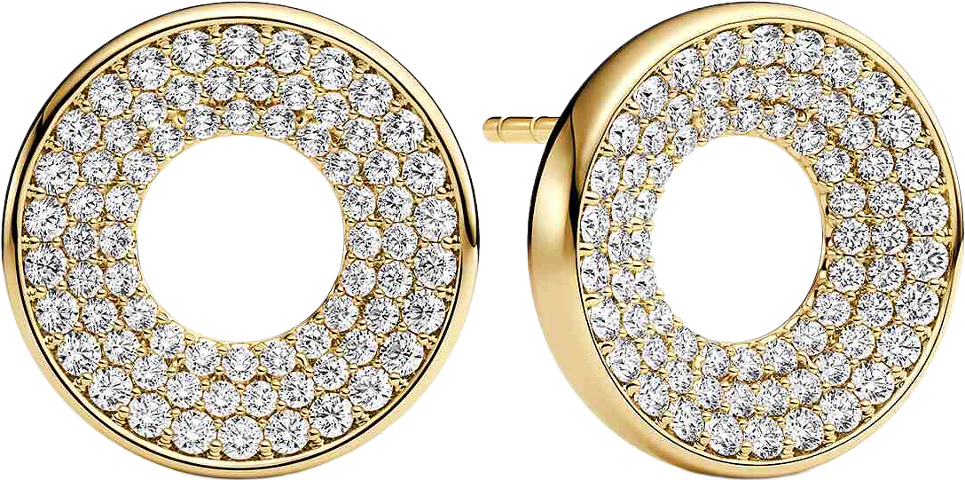 Melzo Earrings, från Sif Jakobs Jewellery, i färgen gold.