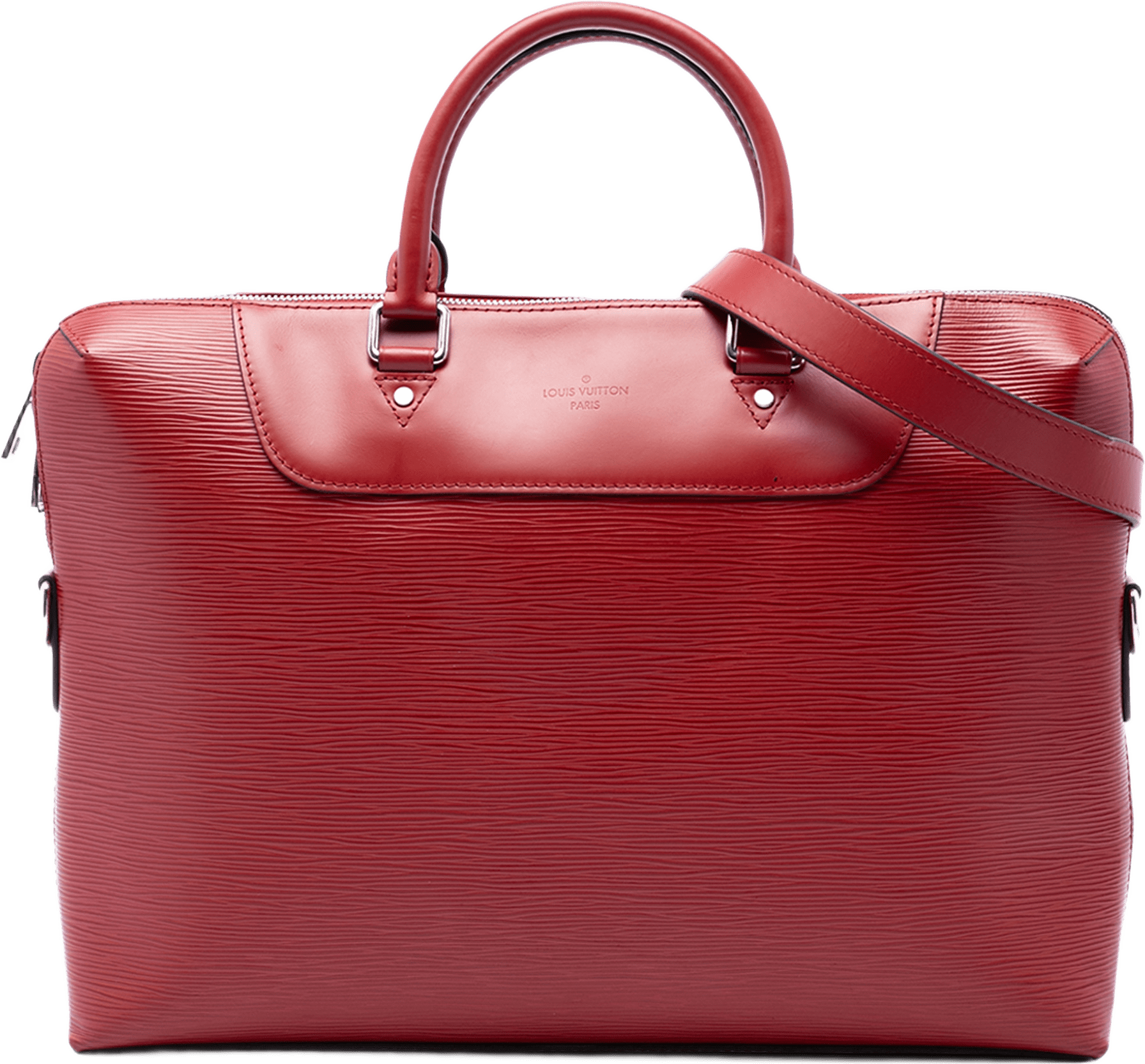 Louis Vuitton Epi Porte Documents Jour, från Luxclusif, i färgen röd.
