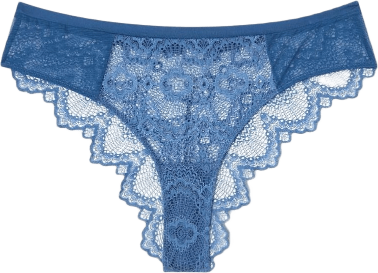 Lace Cheeky, från Understatement, i färgen faded blue.