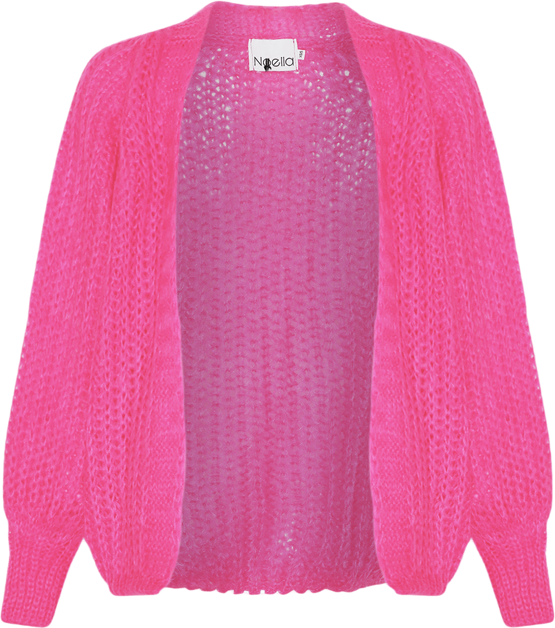 Joseph Knit Cardigan - Bright Pink, från Noella, i färgen bright pink.