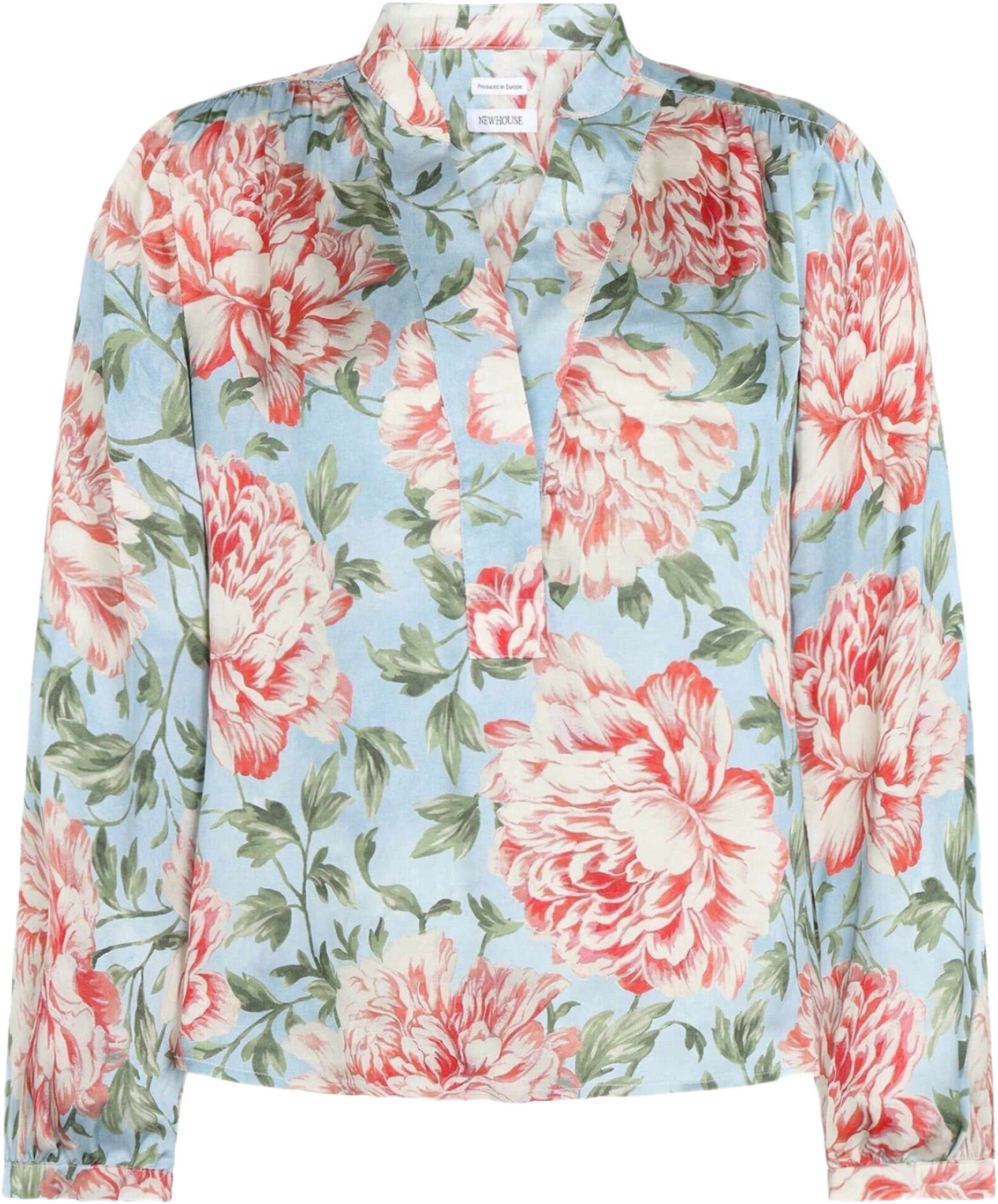Sophia Rose Blouse, från Newhouse, i färgen ljusblå.