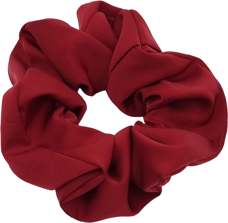 Hårscrunchie Enfärgad, från Complement, i färgen wine.