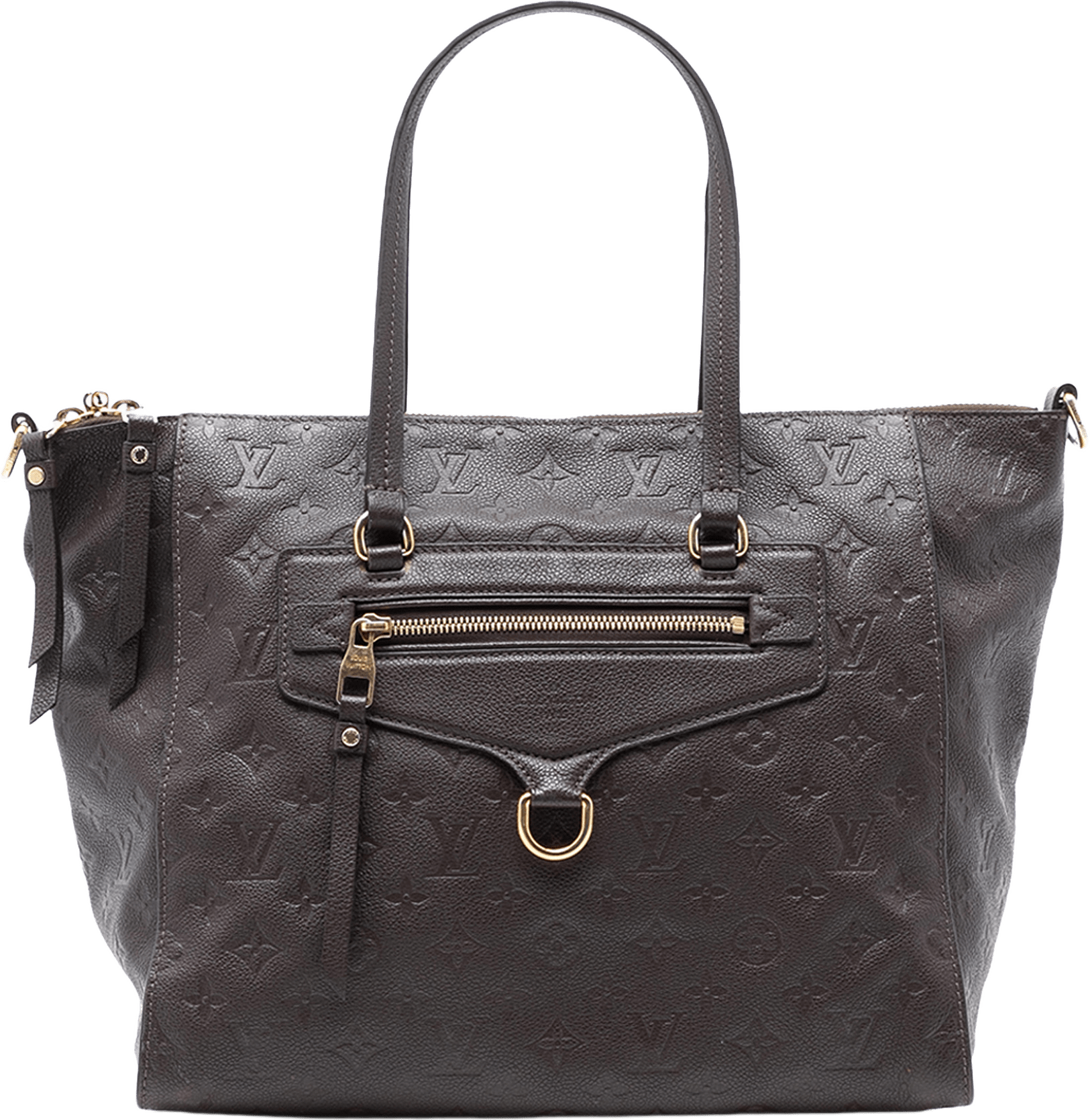 Louis Vuitton Monogram Empreinte Lumineuse Pm, från Luxclusif, i färgen dark brown.