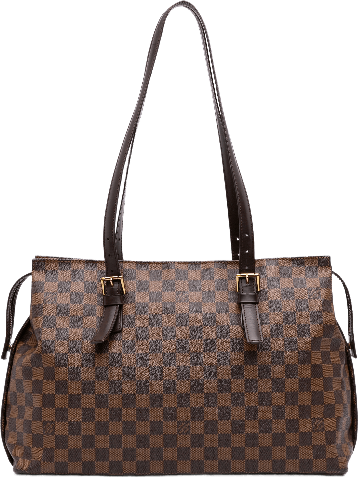 Louis Vuitton Damier Ebene Chelsea, från Luxclusif, i färgen brun.