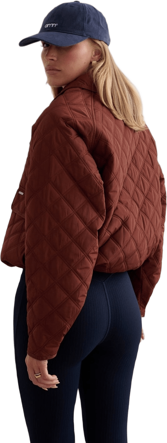 Mahogany Quilted Femme Jacket