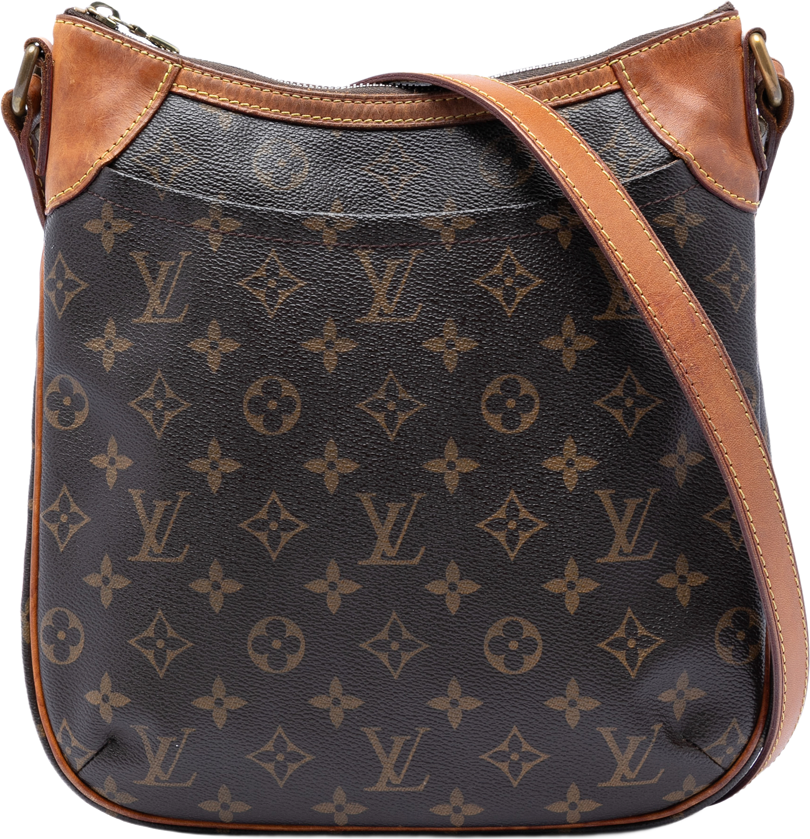 Louis Vuitton Monogram Odeon Pm, från Luxclusif, i färgen brun.