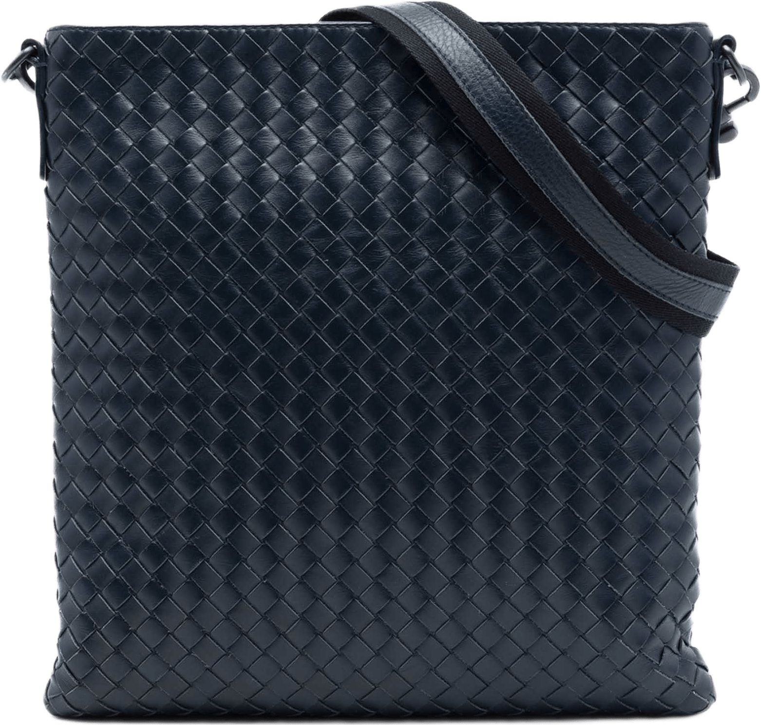 Bottega Veneta Nappa Intrecciato Vn Crossbody, från Luxclusif, i färgen blå.