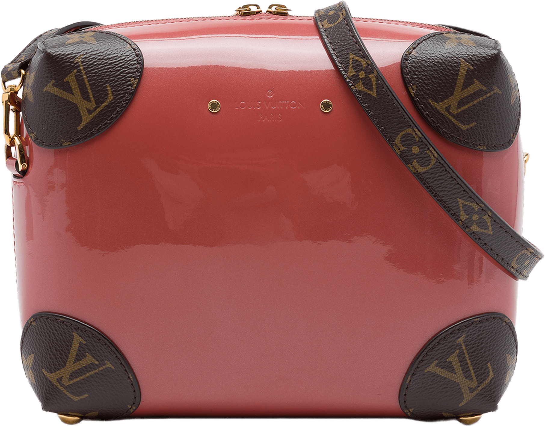 Louis Vuitton Vernis Miroir Venice, från Luxclusif, i färgen rosa.