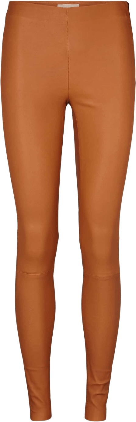 Srsoho Leather Pant, från Soft Rebels, i färgen hazel.