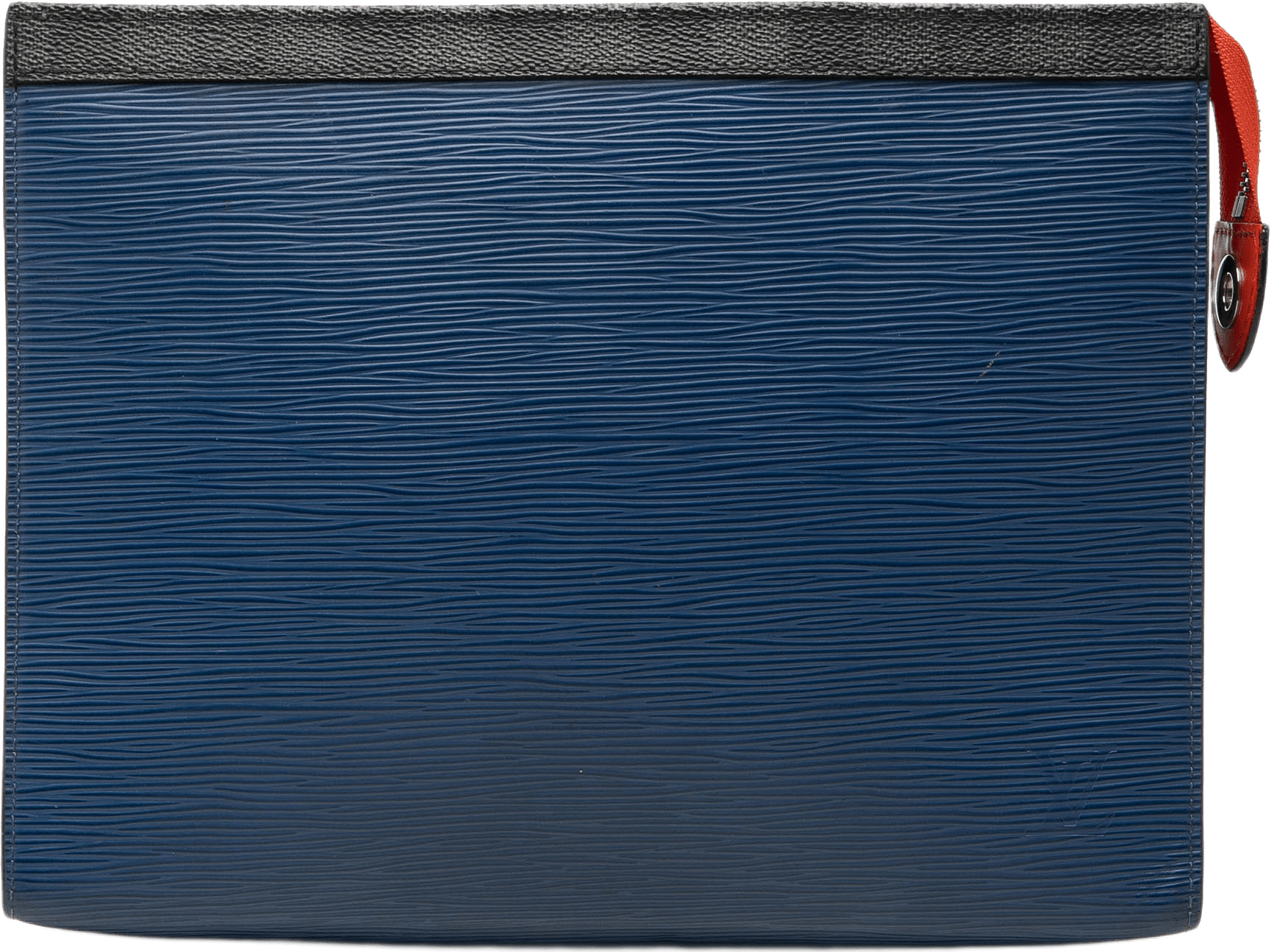 Louis Vuitton Epi Damier Graphite Pochette Voyage Mm, från Luxclusif, i färgen blå.