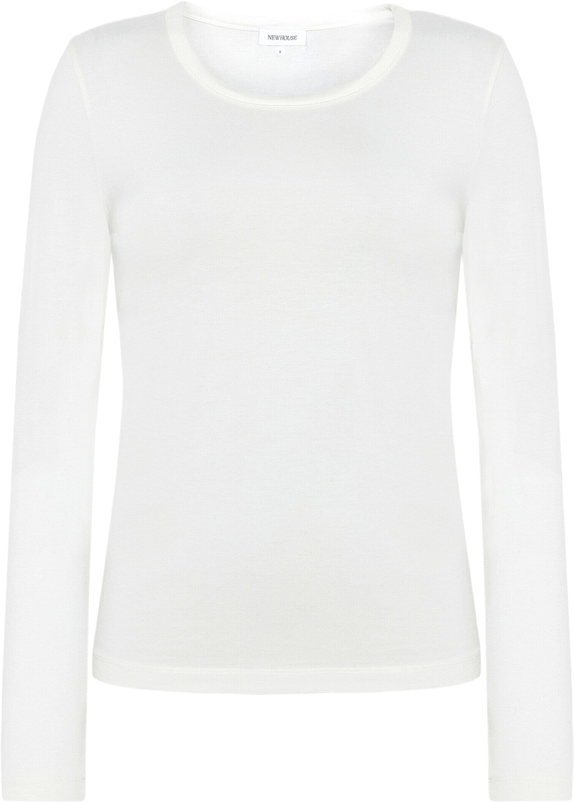 Cameron Jersey Top, från Newhouse, i färgen offwhite.