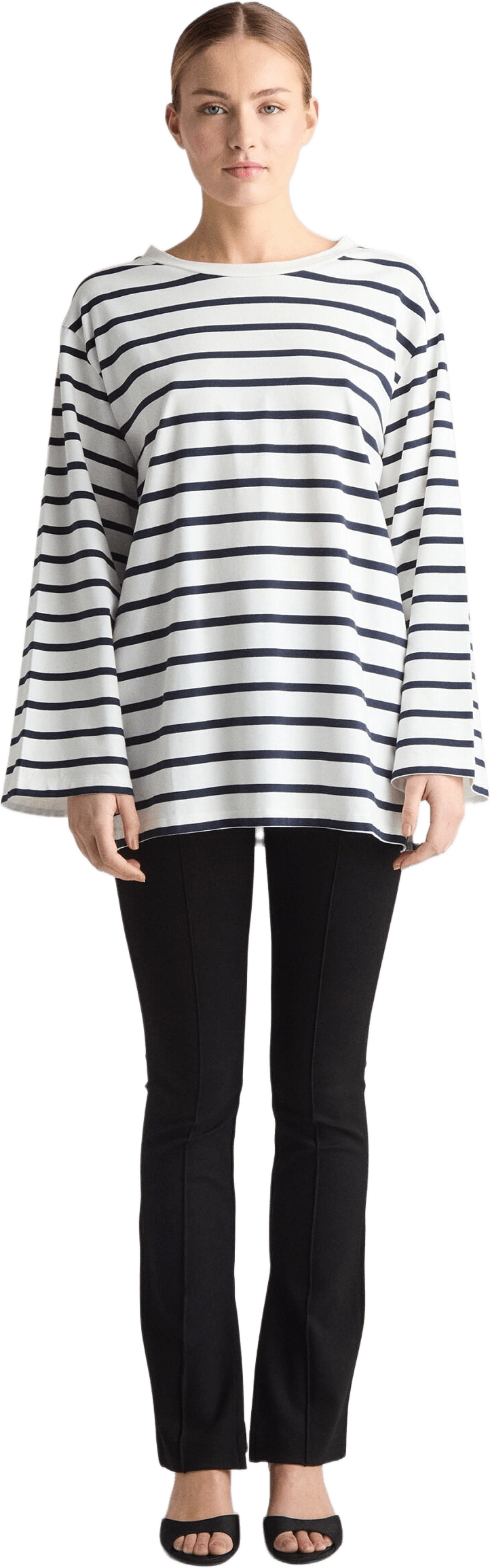 Breton Top - Midnight Stripe, från Residus, i färgen blue.