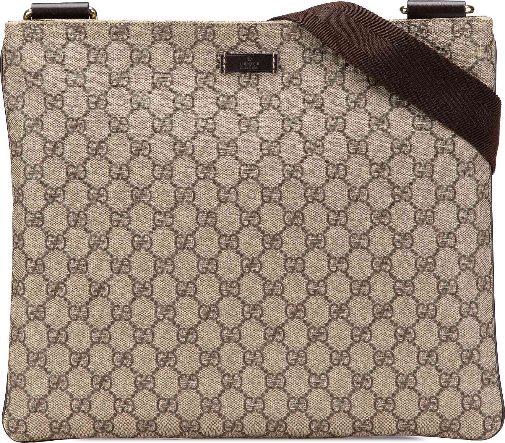 Gucci Gg Supreme Crossbody, från Luxclusif, i färgen beige.