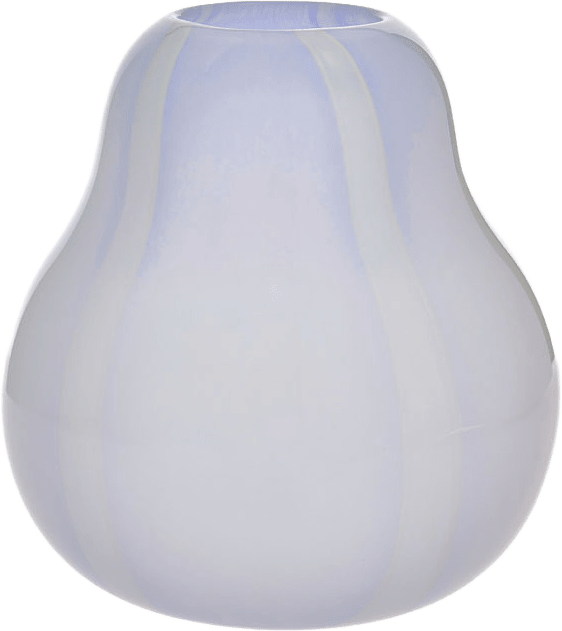 Kojo Vase, från OYOY Living, i färgen lavender/white.