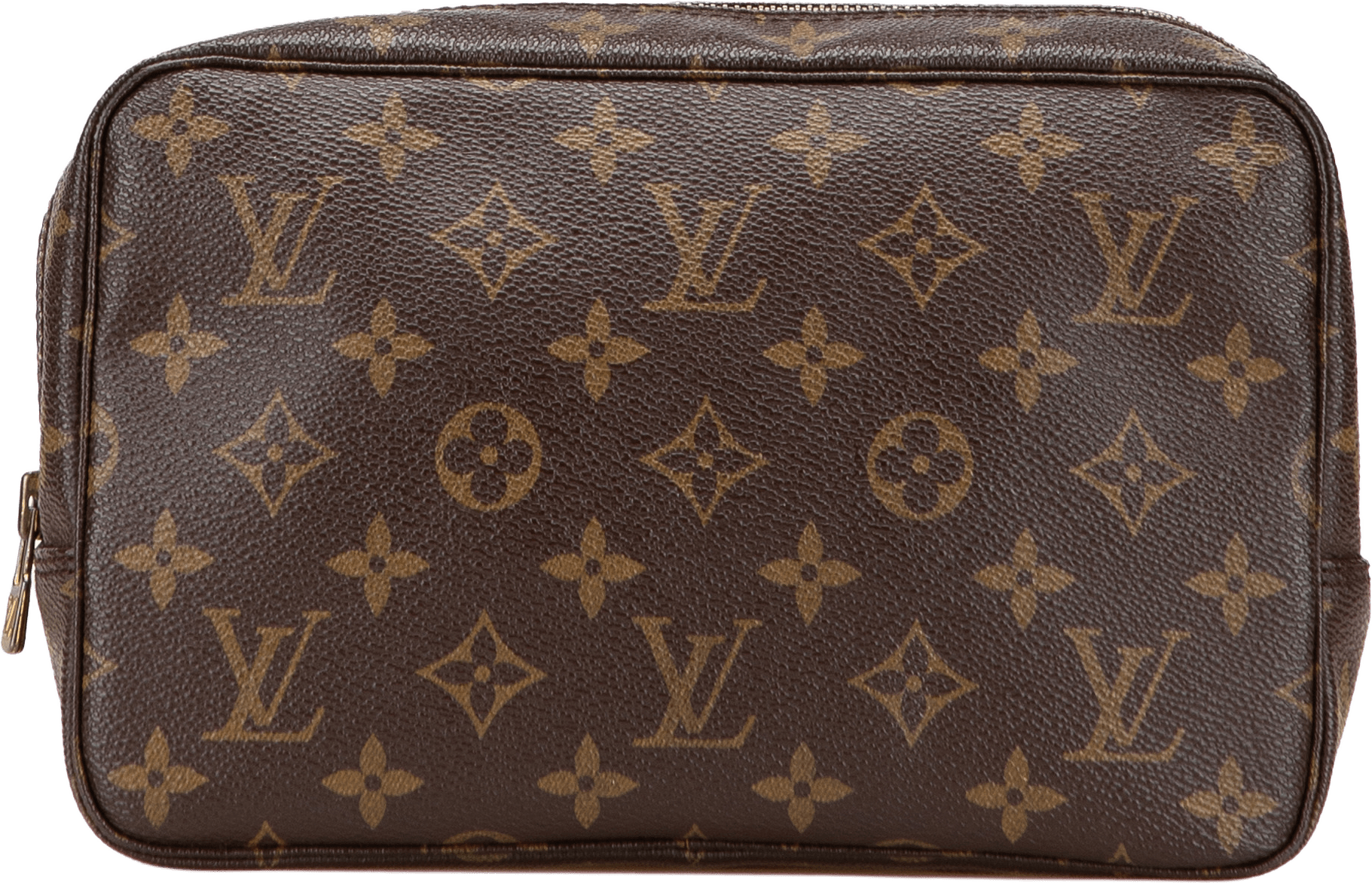 Louis Vuitton Monogram Trousse Toilette 23, från Luxclusif, i färgen brown.