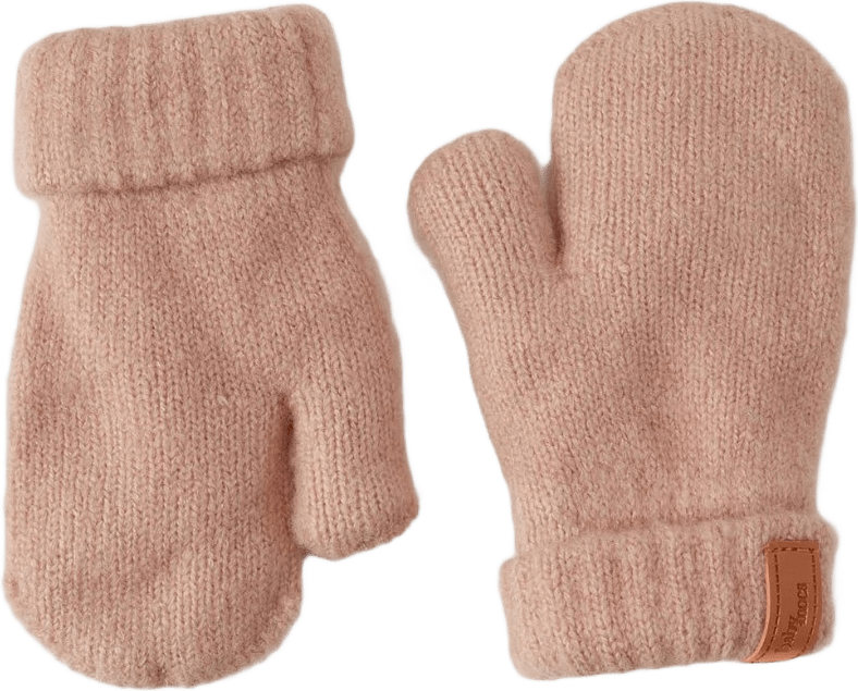 Mittens, från BabyMocs, i färgen pink.