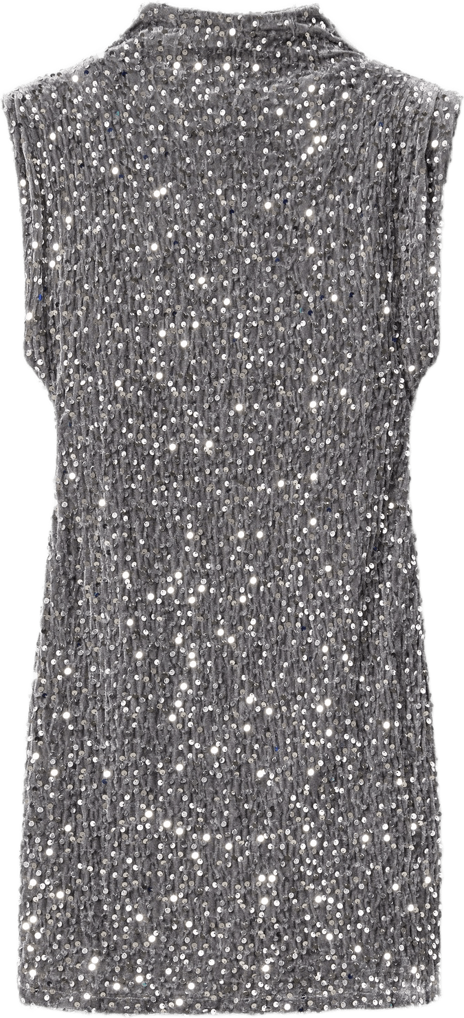 Kali Dress - Asphalt Silver Grey, från Noella, i färgen asphalt silver grey.