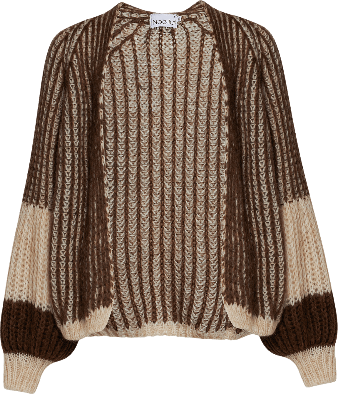 Liana Knit Cardigan - Beige/brown
