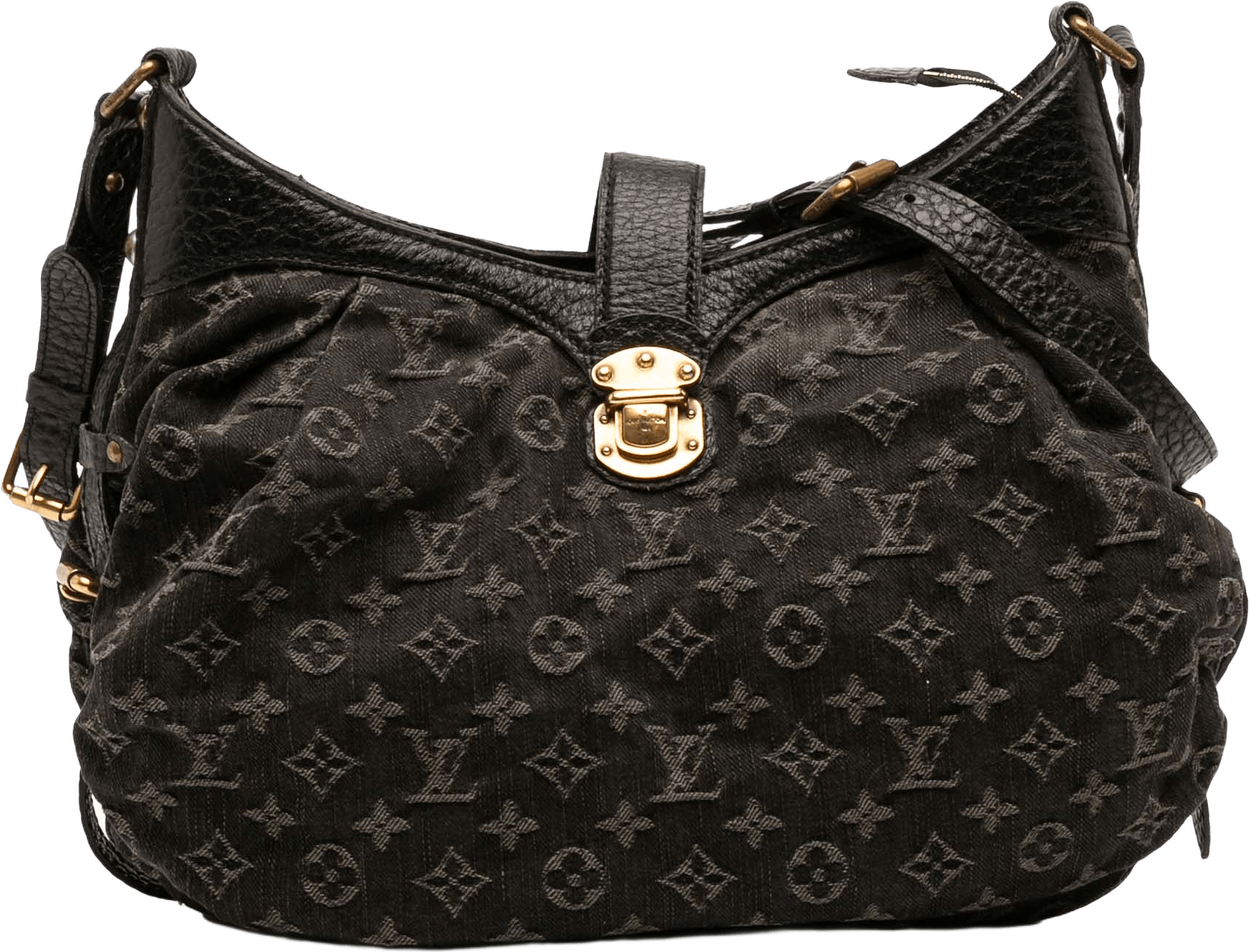 Louis Vuitton Monogram Denim Mahina Xs, från Luxclusif, i färgen black.