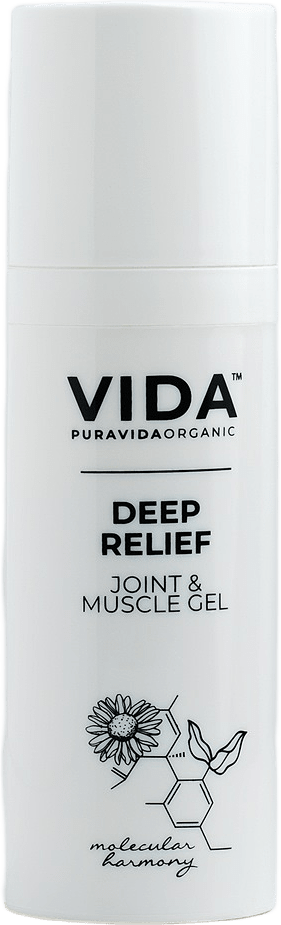 Deep Relief Joint & Muscle Gel, från Pura Vida CBD.