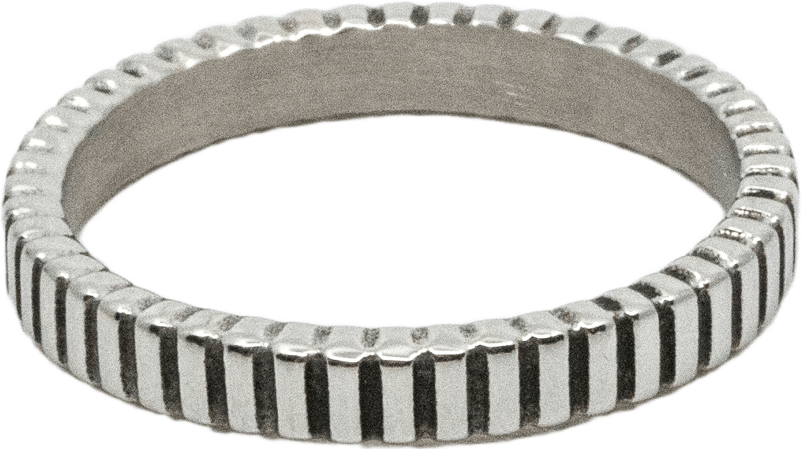 Thin Striped Ring