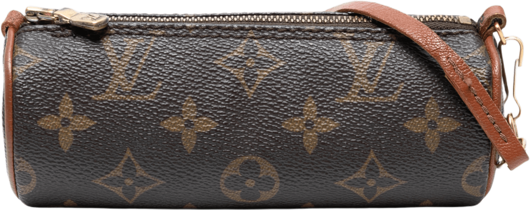 Louis Vuitton Monogram Papillon Pochette, från Luxclusif, i färgen brown.