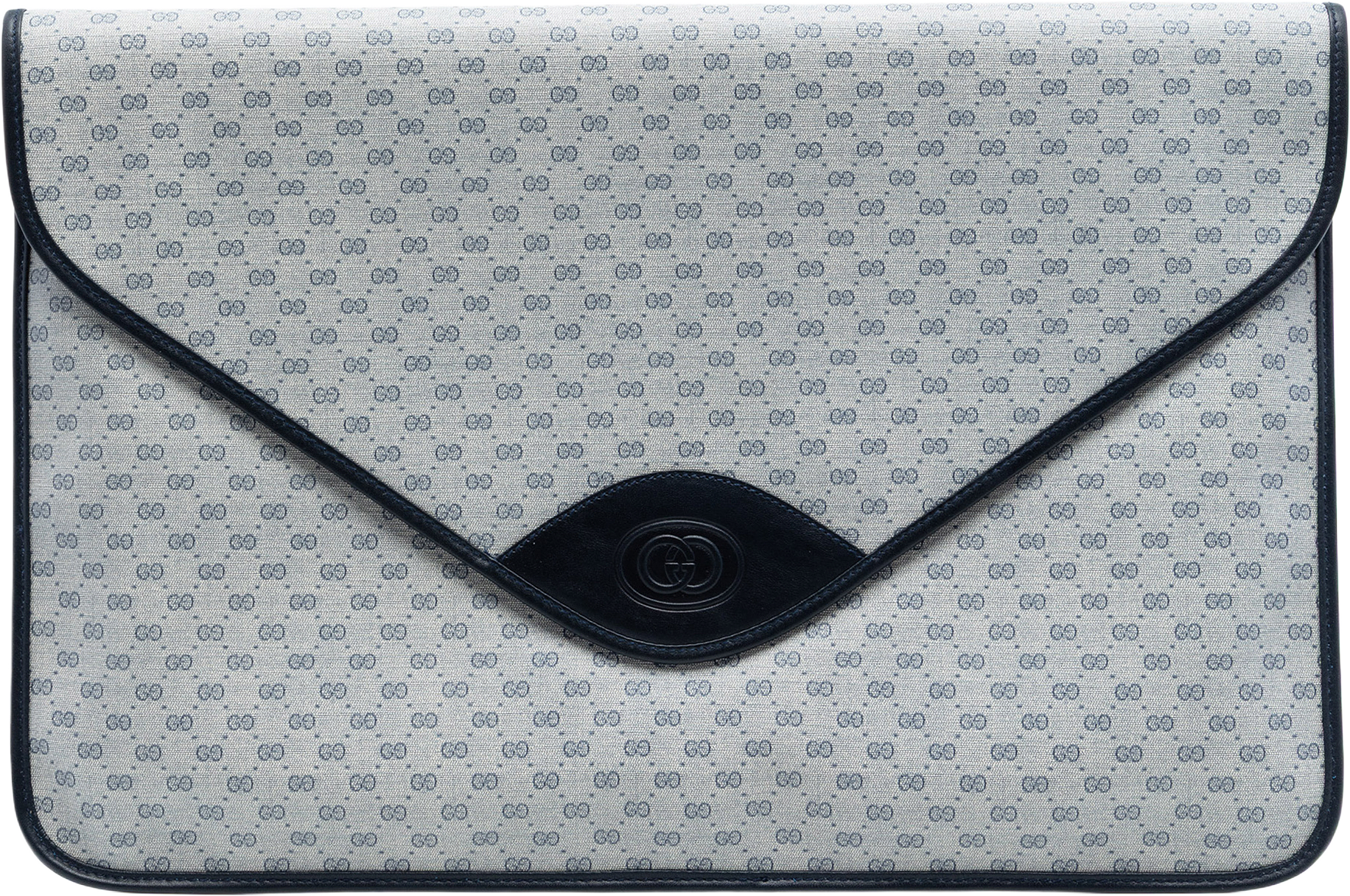 Gucci Micro Gg Supreme Clutch, från Luxclusif, i färgen gray.