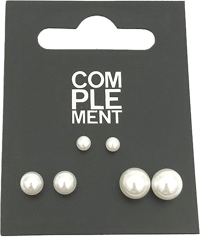3 Pärlor På Karta, från Complement, i färgen white.