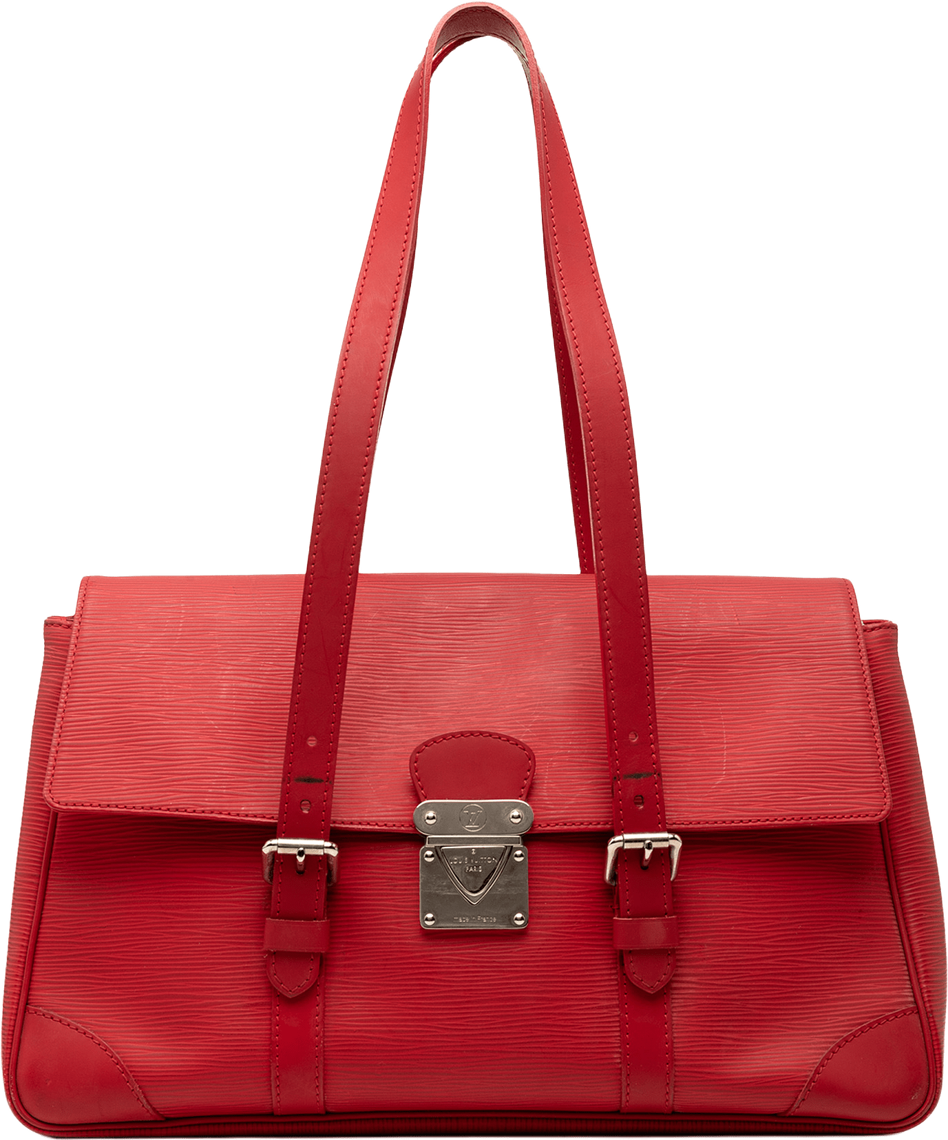 Louis Vuitton Epi Segur Mm, från Luxclusif, i färgen red.