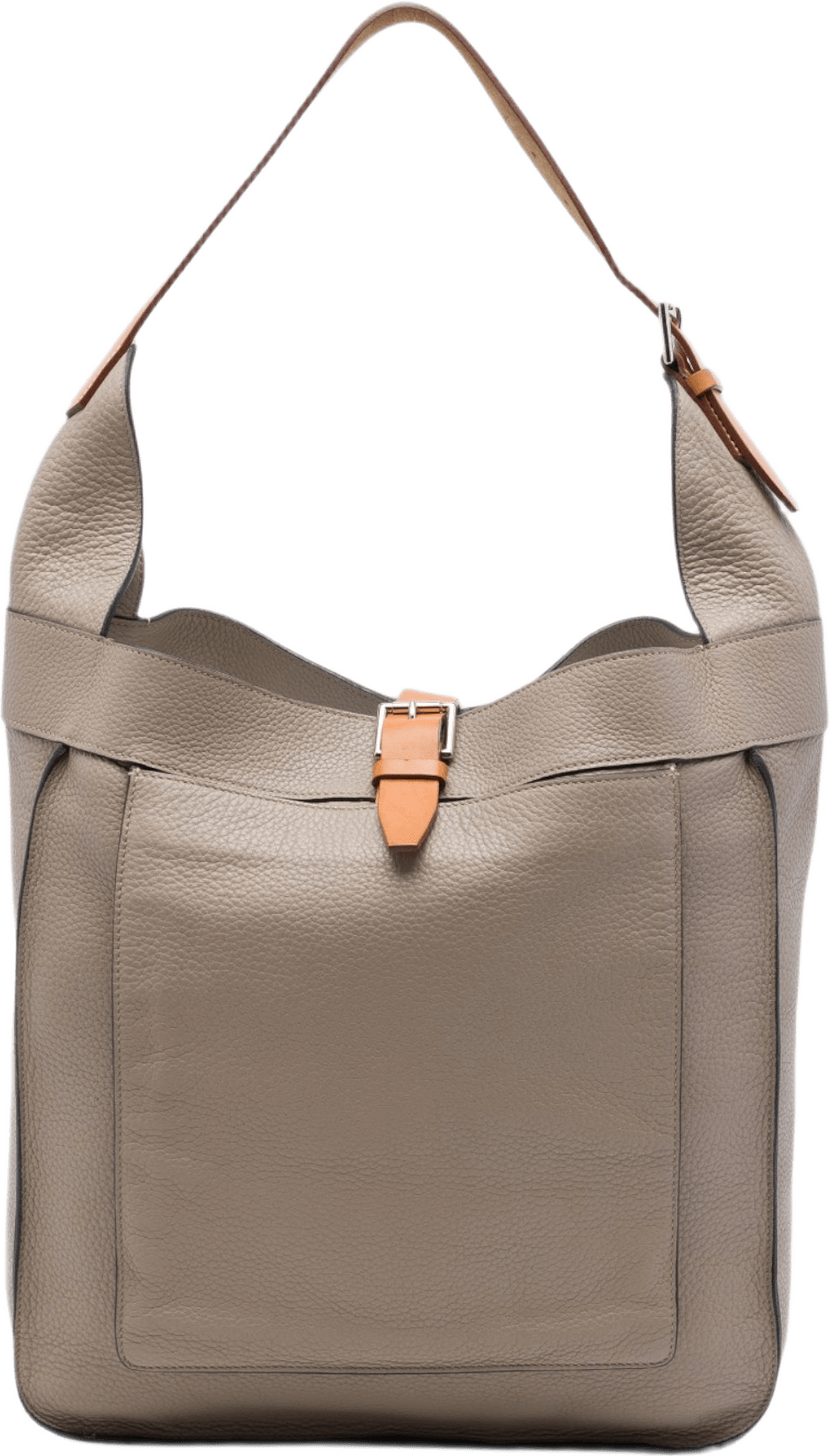 Hermès Clemence Marwari Gm, från Luxclusif, i färgen brun.