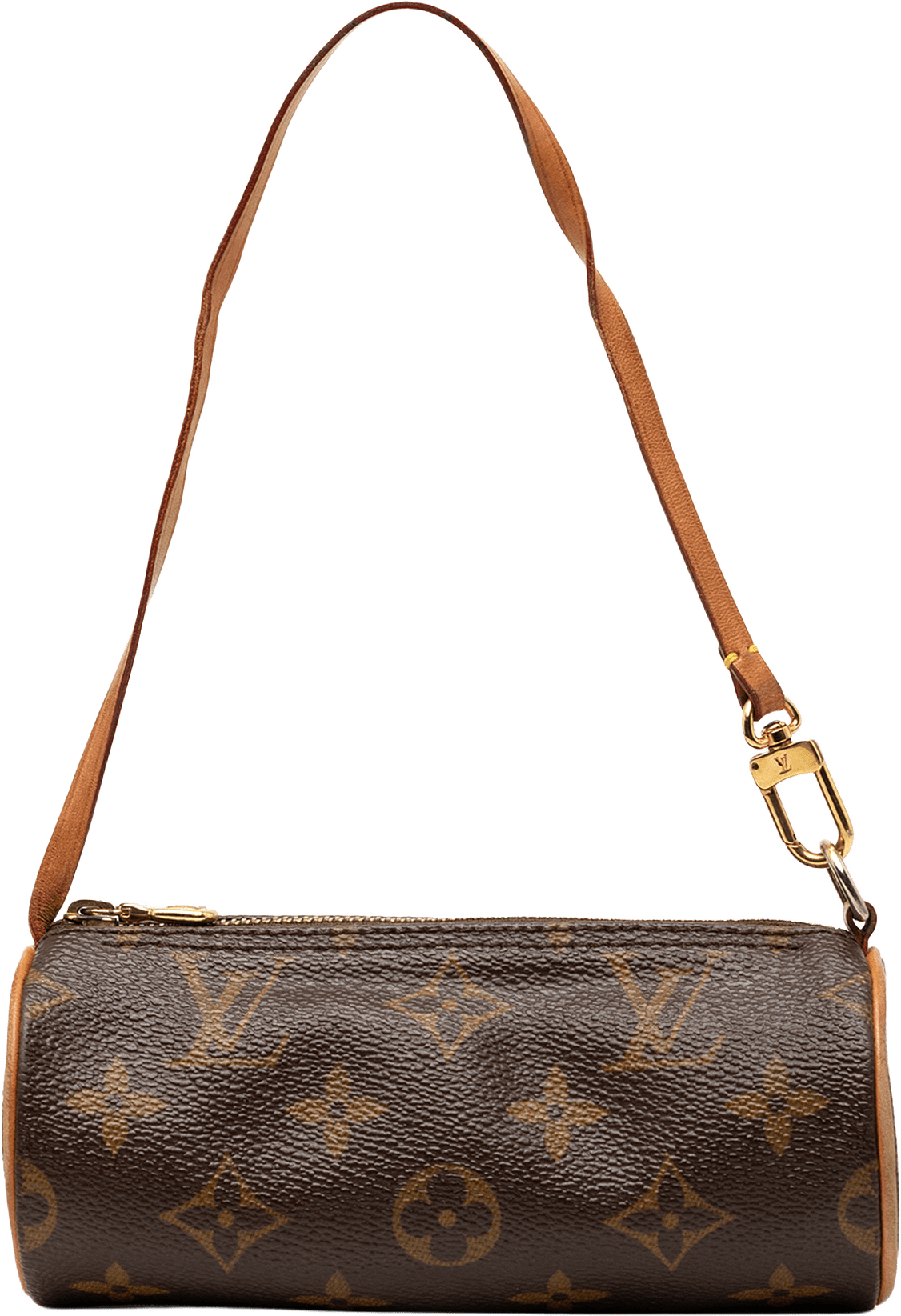 Louis Vuitton Monogram Papillon Pochette, från Luxclusif, i färgen brown.