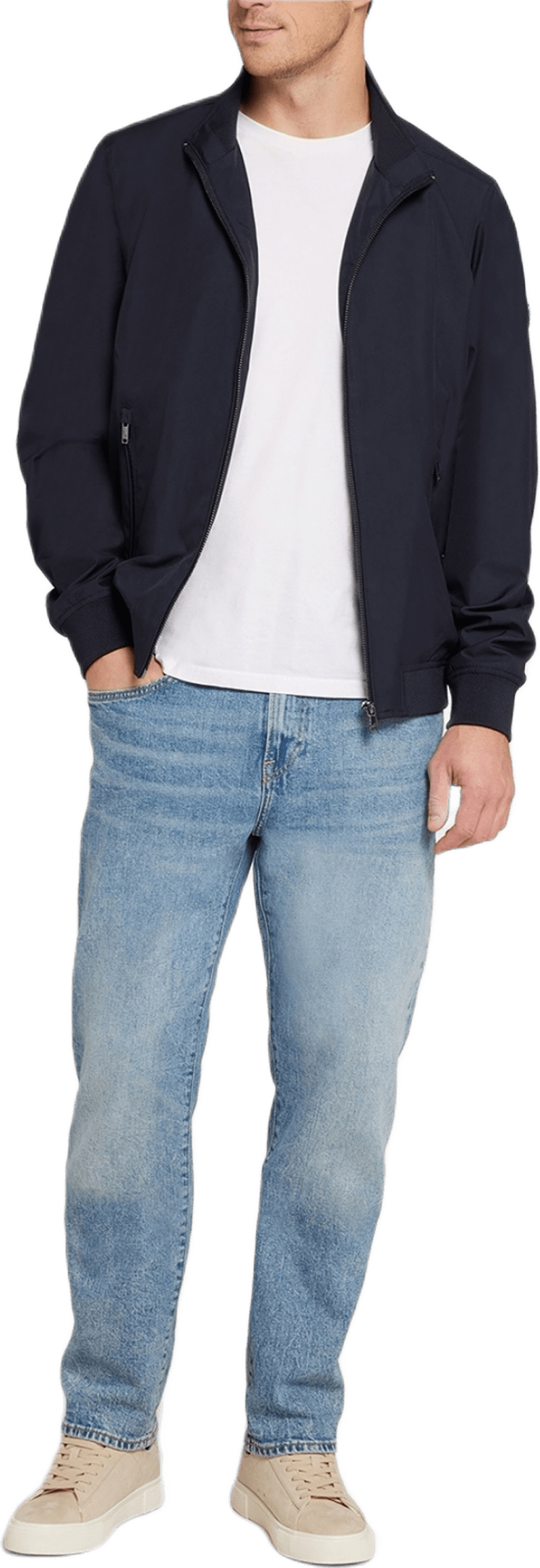 Parson Jacket, från Saki, i färgen navy.