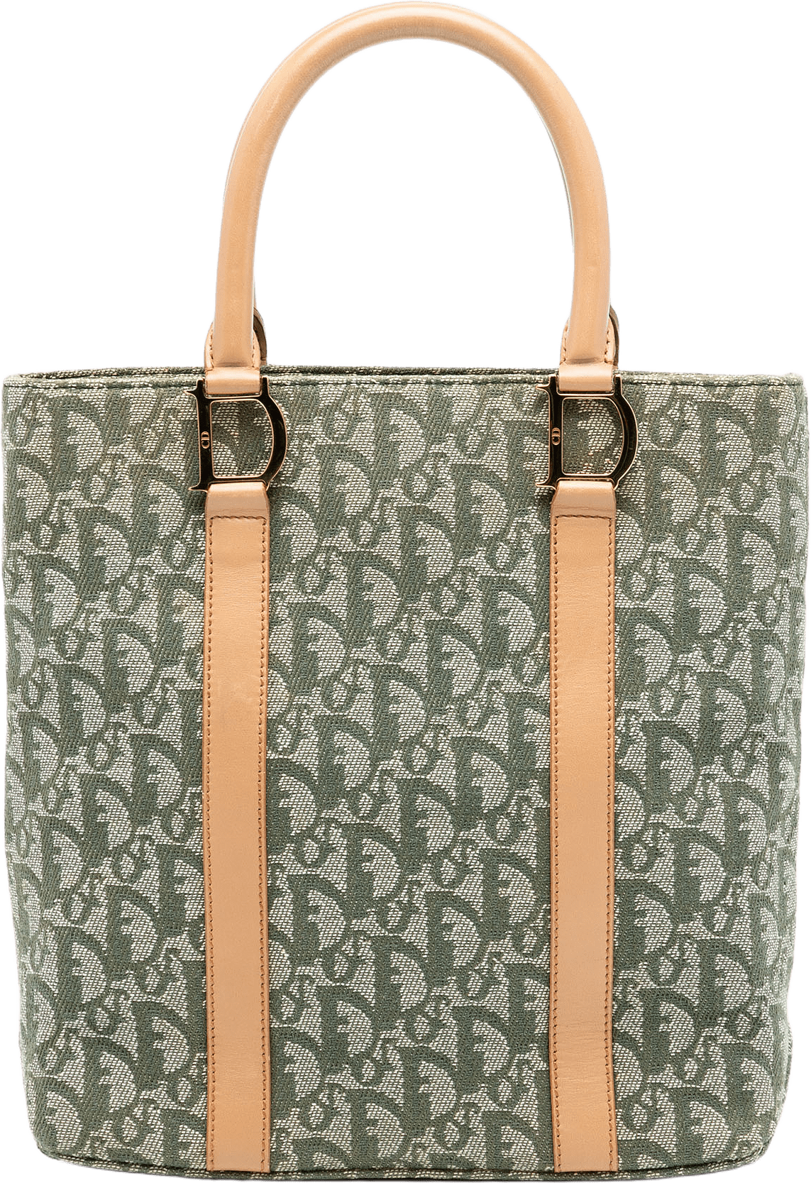 Dior Diorissimo Trotter Canvas Tote, från Luxclusif, i färgen green.