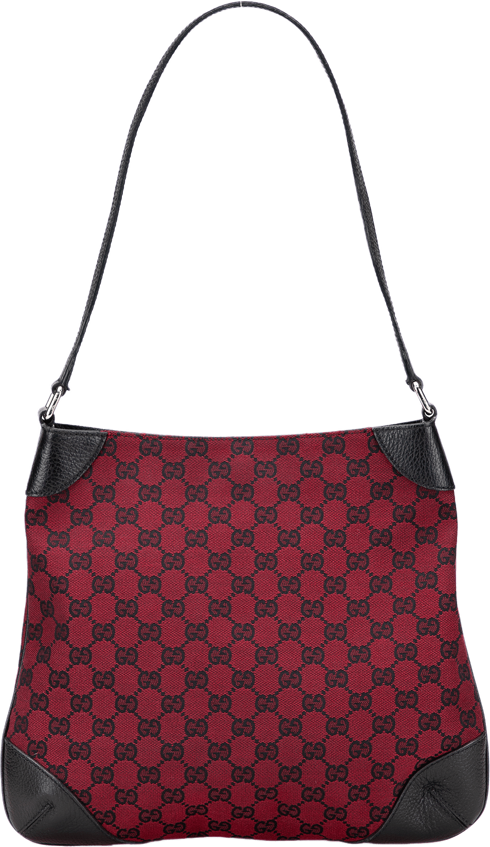Gucci Gg Canvas Shoulder Bag, från Luxclusif, i färgen dark red.