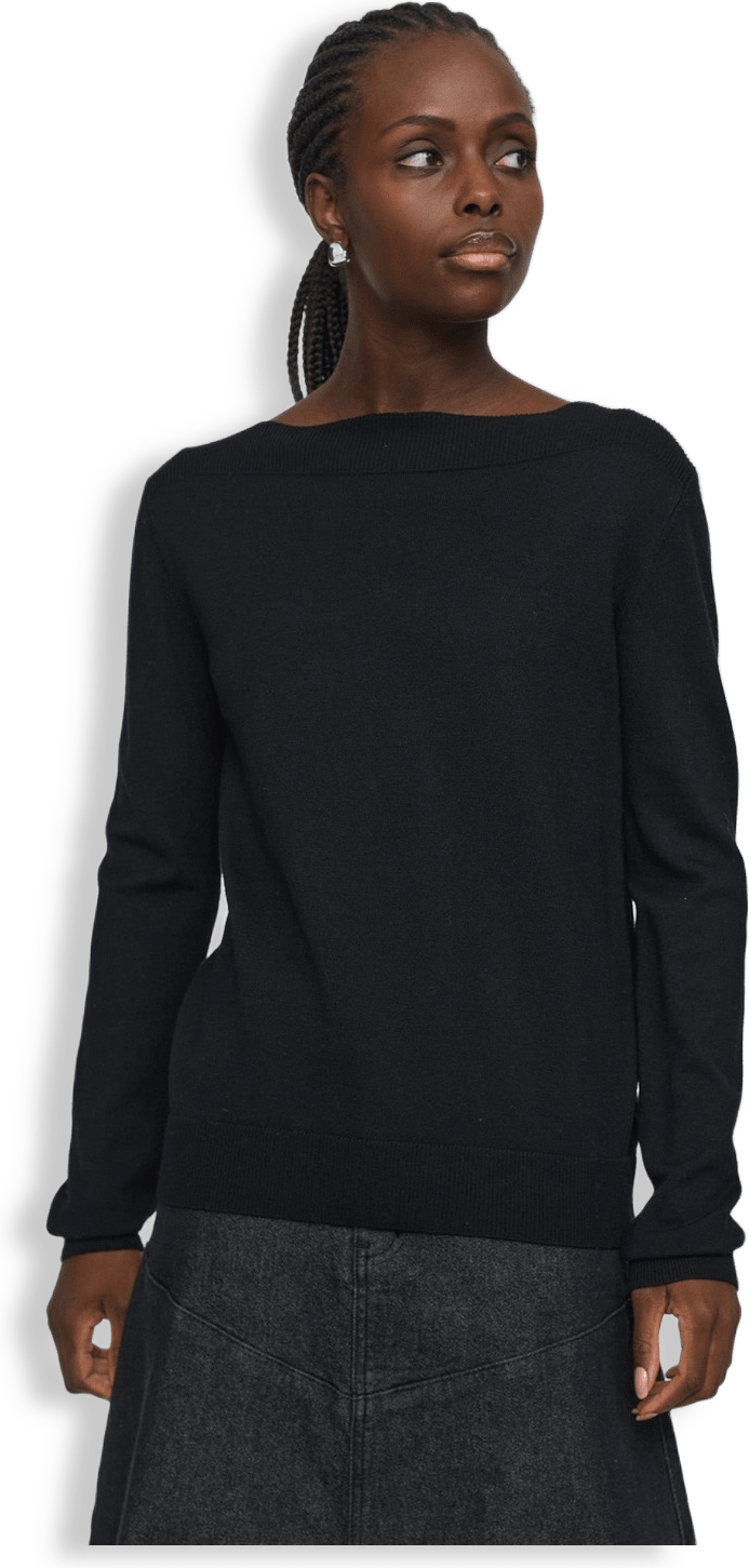 Srepira Boatneck Knit - Black