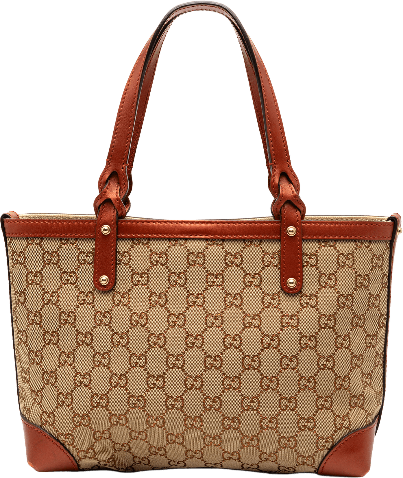 Gucci Gg Canvas Craft Tote, från Luxclusif, i färgen beige.