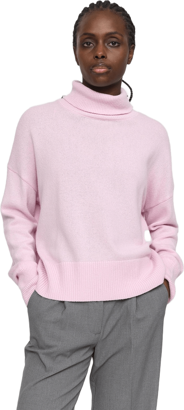 Srluni Rollneck Knit - Roseate Spoonbill Melange