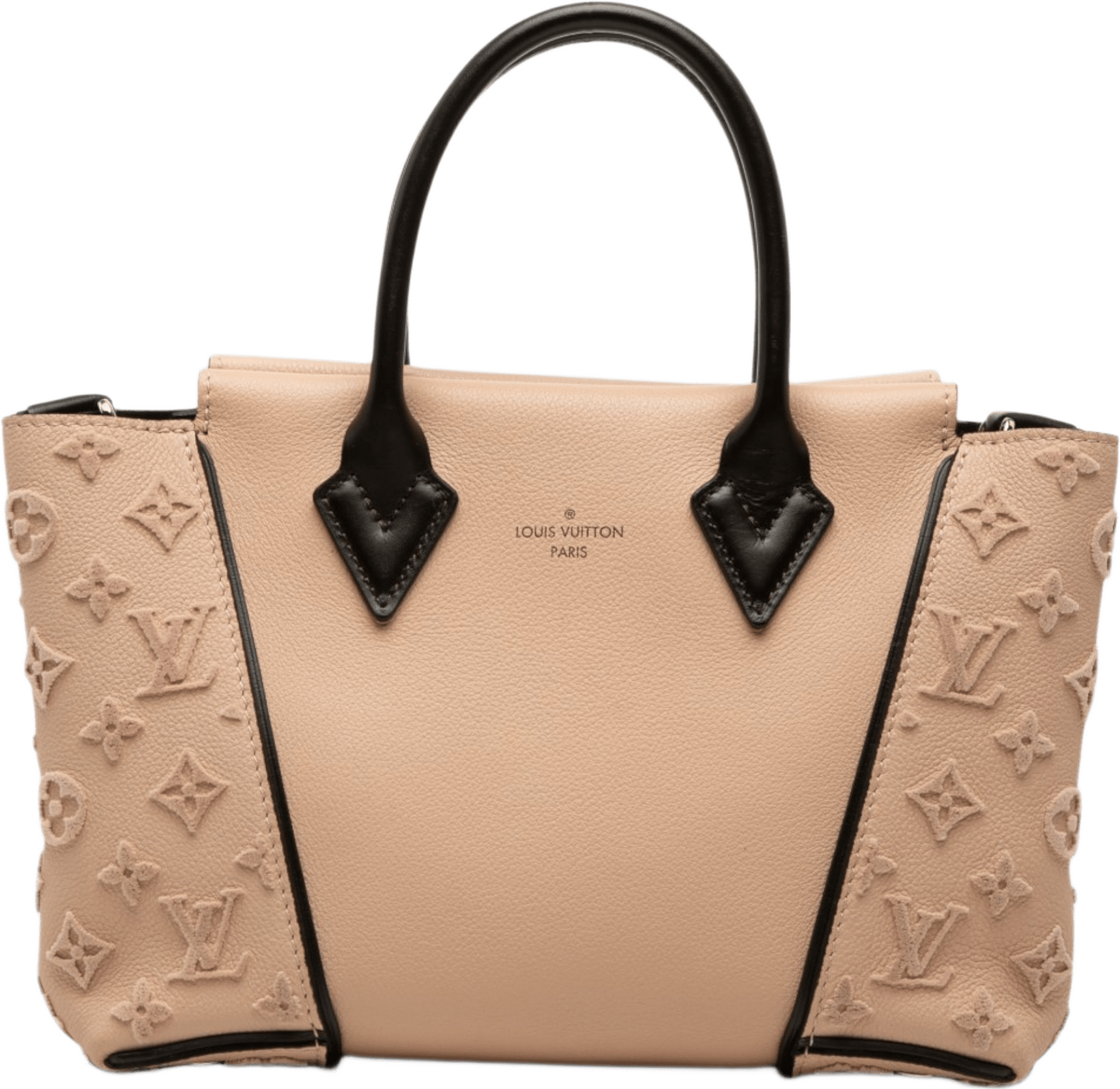 Louis Vuitton Veau Cachemire W Tote Bb, från Luxclusif, i färgen brun.
