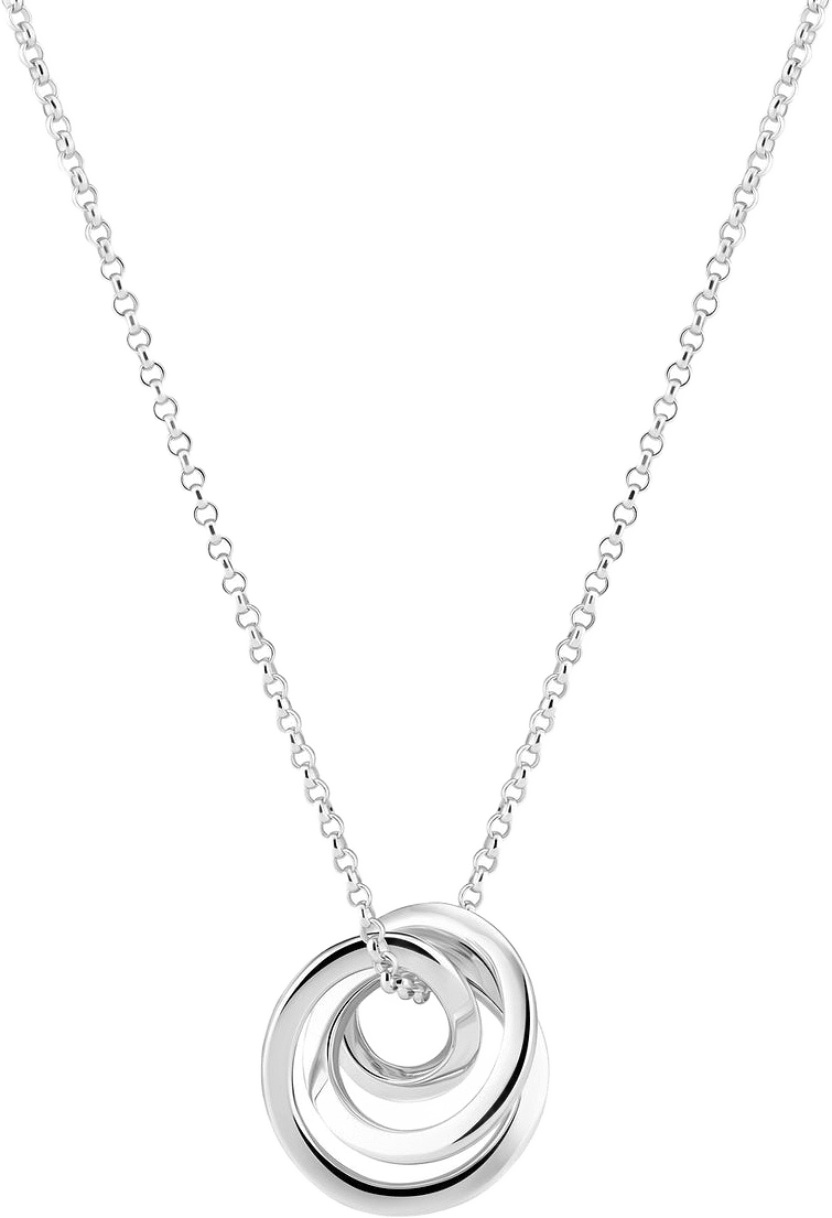 Halsband Spirale Pianura, från Sif Jakobs Jewellery, i färgen silver.