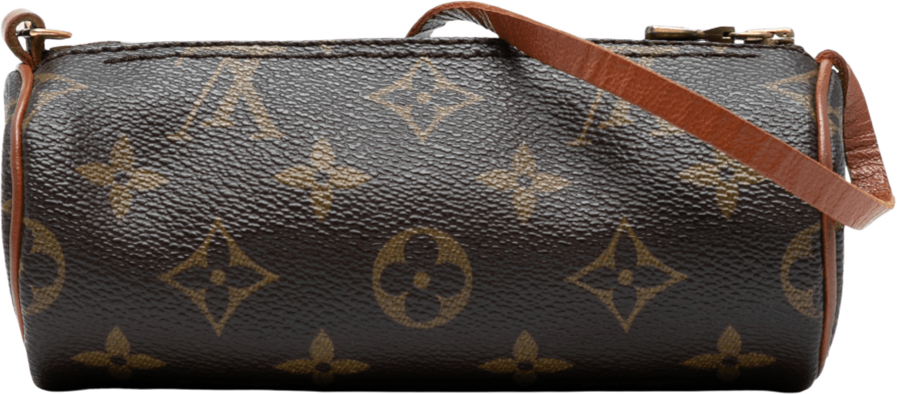 Louis Vuitton Monogram Papillon Pochette, från Luxclusif, i färgen brown.