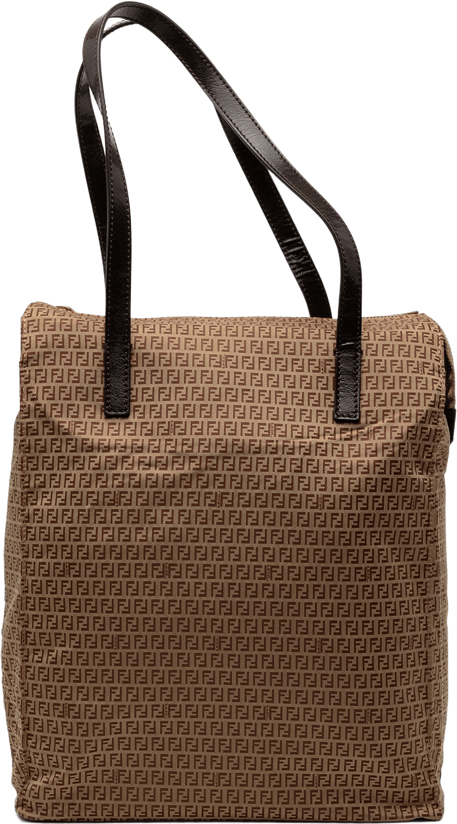 Fendi Micro Zucchino Nylon Tote, från Luxclusif, i färgen beige.