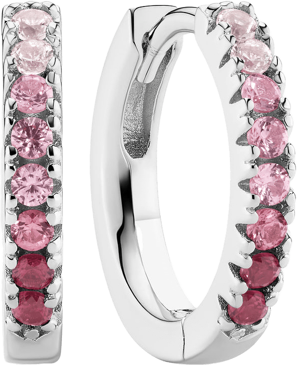 Örhänge Ellera Medio, från Sif Jakobs Jewellery, i färgen pink gradient.