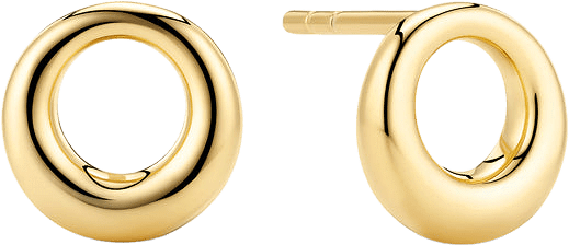 Örhänge Selene, från Sif Jakobs Jewellery, i färgen 18k gold plated.