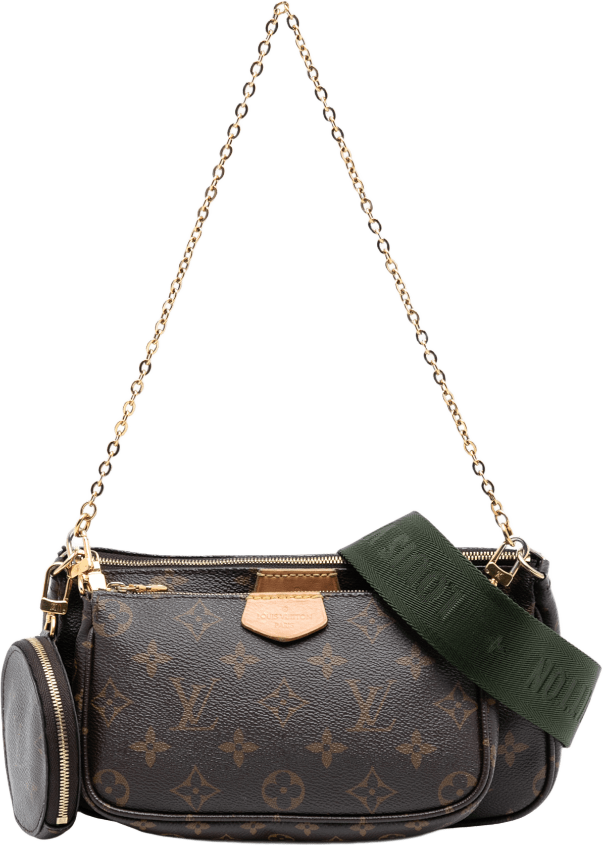 Louis Vuitton Monogram Multi Pochette Accessoires, från Luxclusif, i färgen brown.