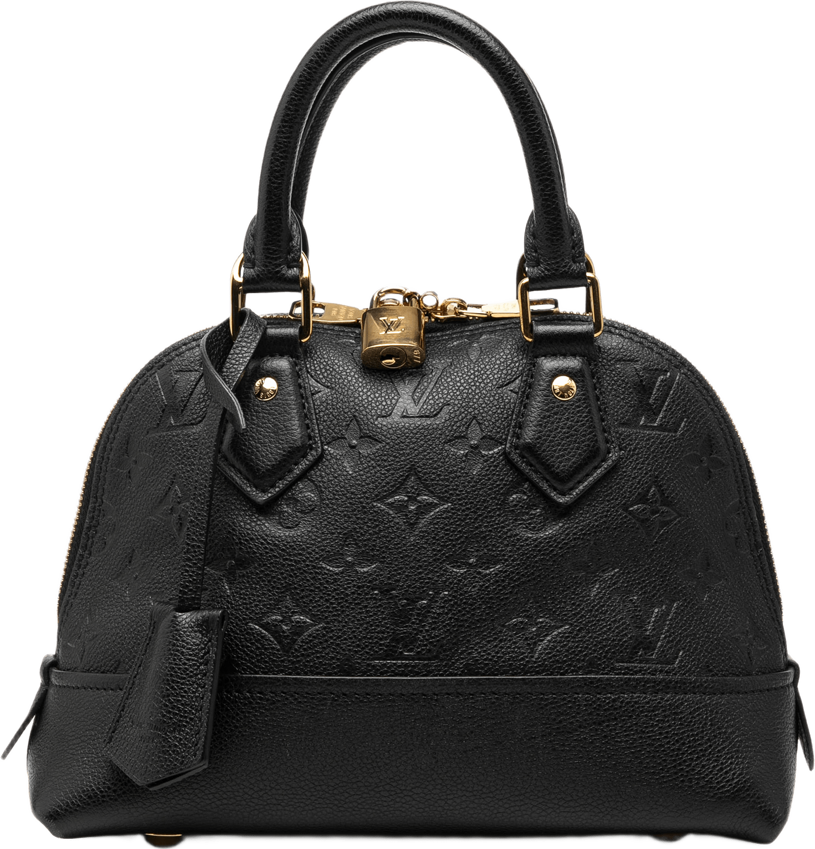 Louis Vuitton Monogram Empreinte Neo Alma Bb, från Luxclusif, i färgen black.