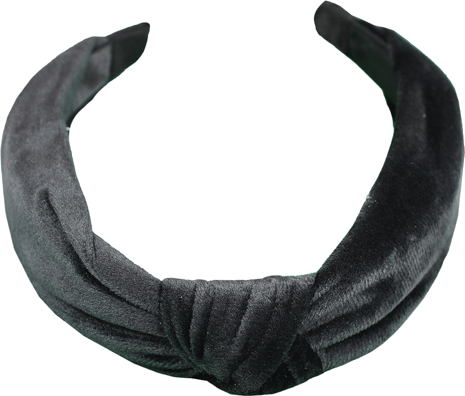 Diadem med knut, från Complement, i färgen black.