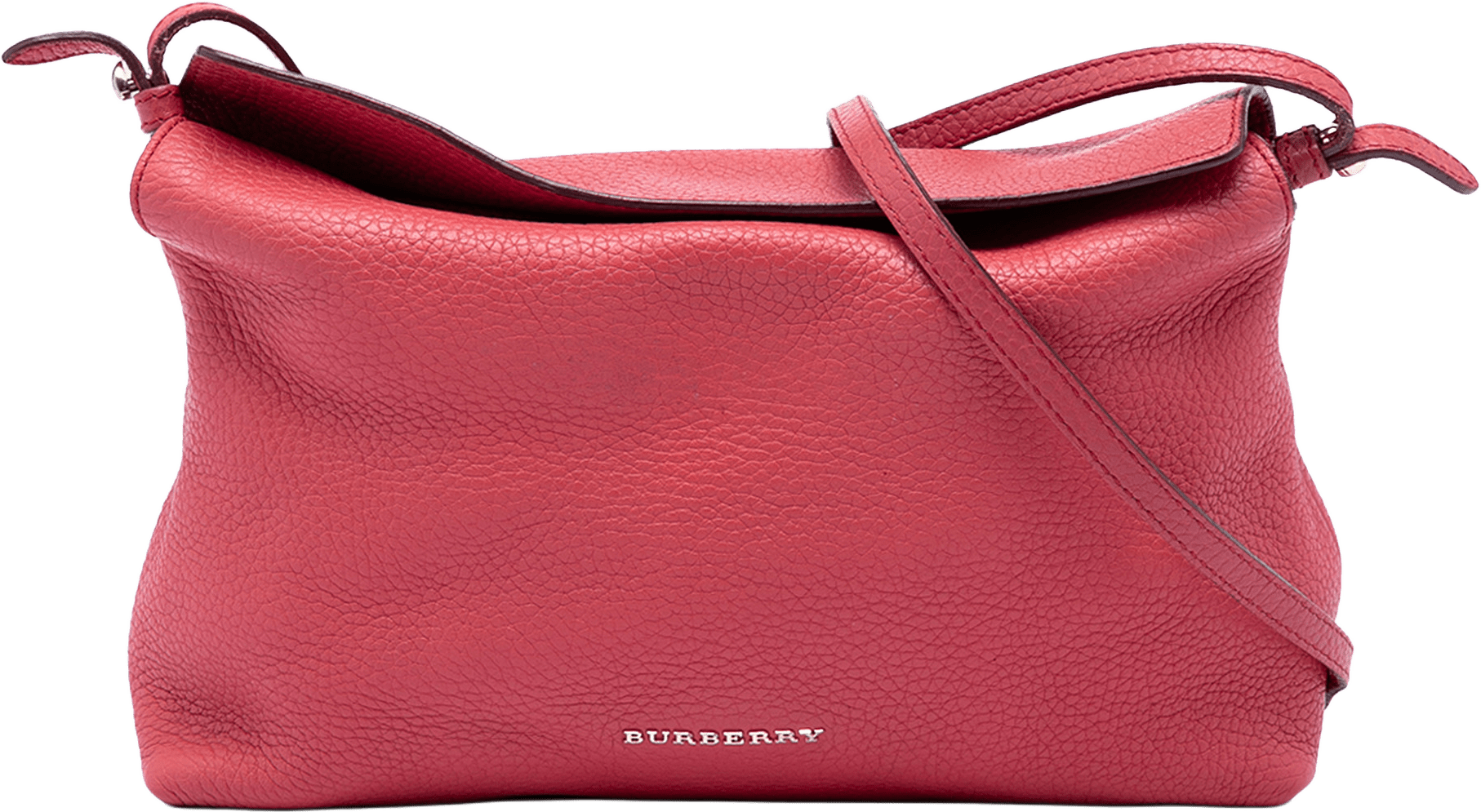 Burberry Grained Calfskin Leah Crossbody, från Luxclusif, i färgen pink.