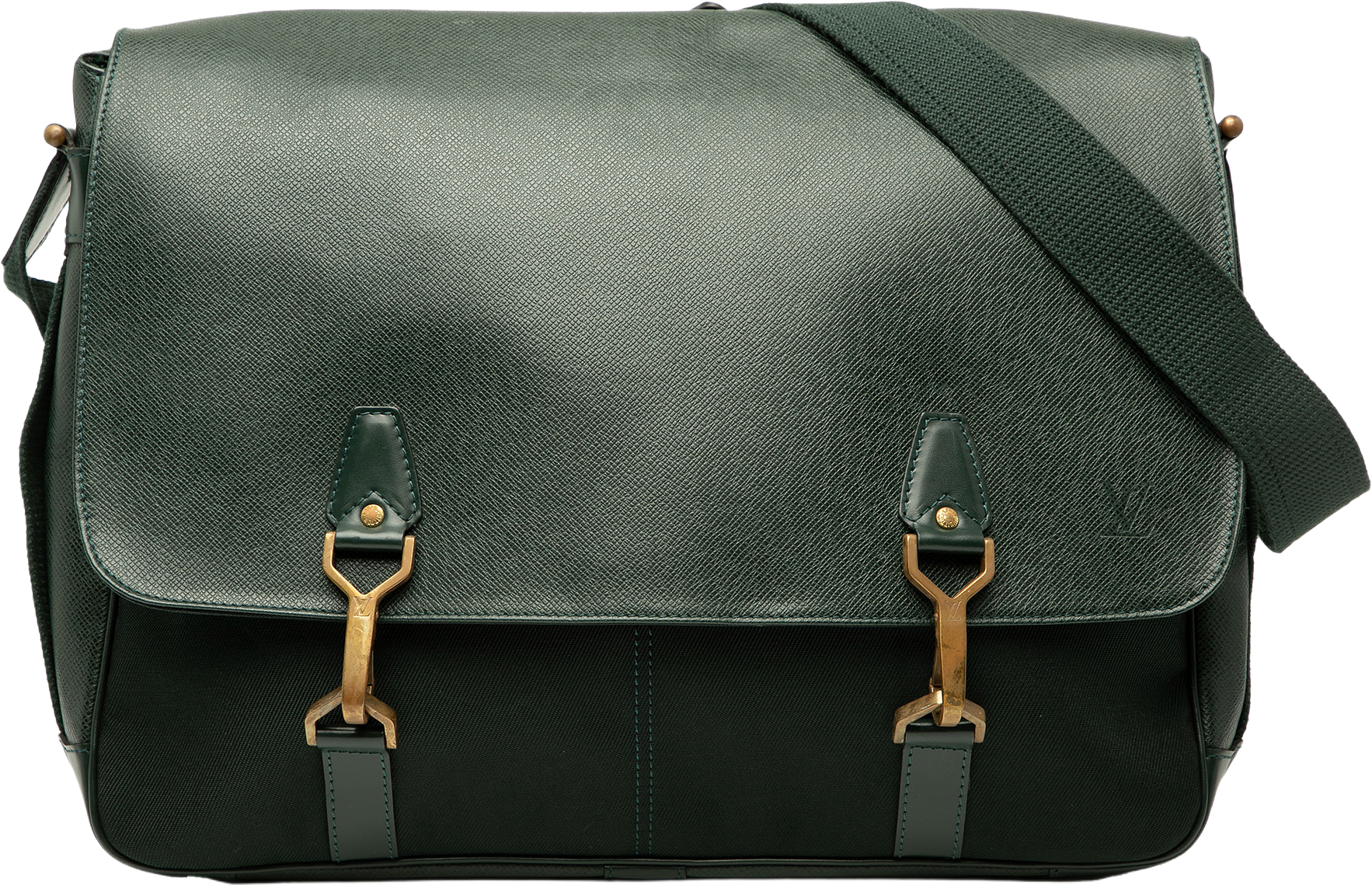 Louis Vuitton Taiga Dersou, från Luxclusif, i färgen dark green.